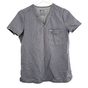 Figs Catarina Scrub Top Womens XS Technical Collection Gray Medical
